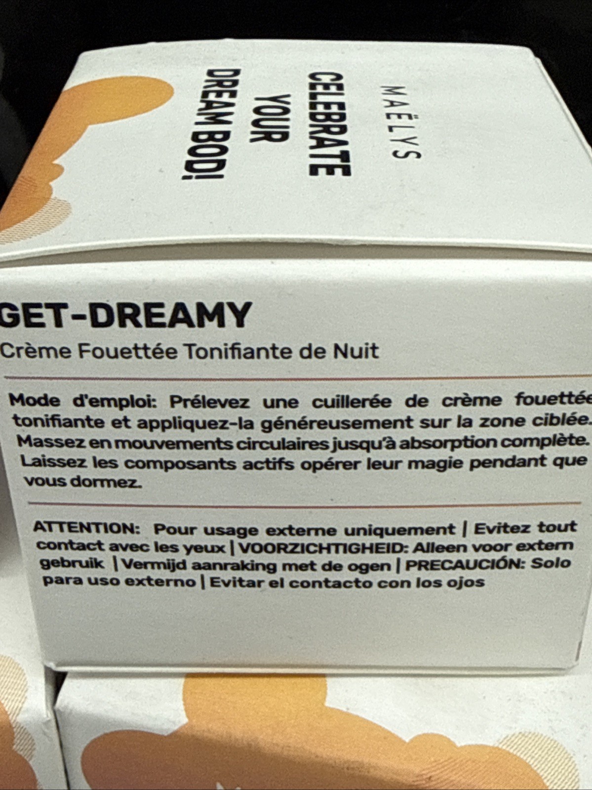 4x MAELYS Get-Dreamy overnight toning body whip 1oz TRAVEL SIZE NEW 🔥4oz total