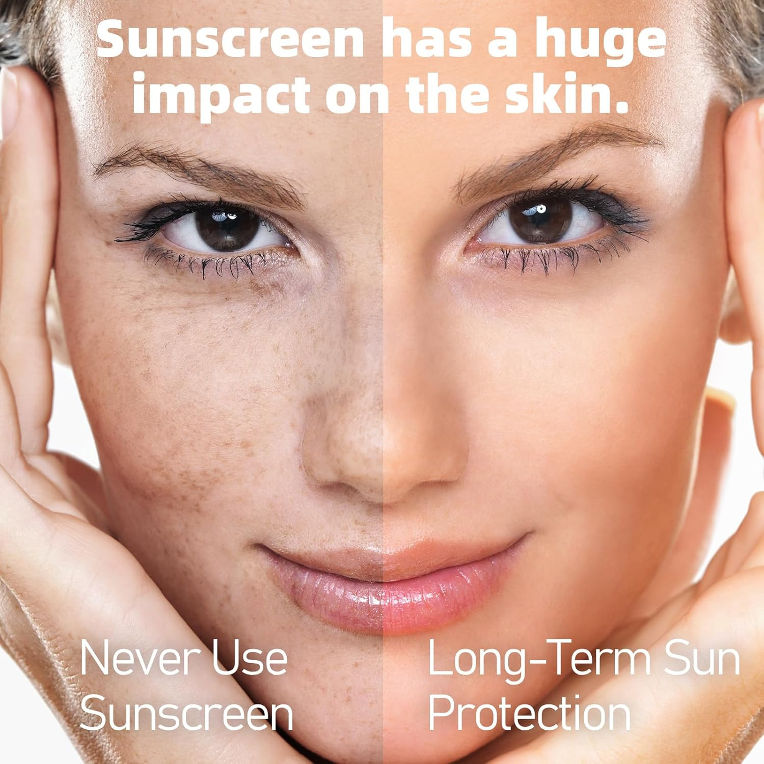 VGO Clear Face Sunscreen SPF 50, Hydrating Sun Essence Leaves No Sticky Feeling