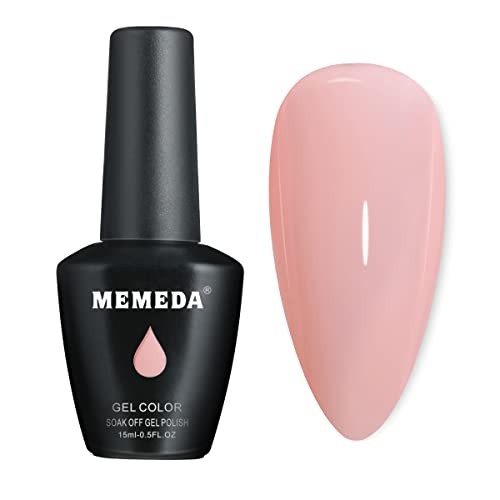 MEMEDA Gel Nail Polish, Neutral Gel Polish, Nude Gel Polish, 0.5 fl oz nude 3