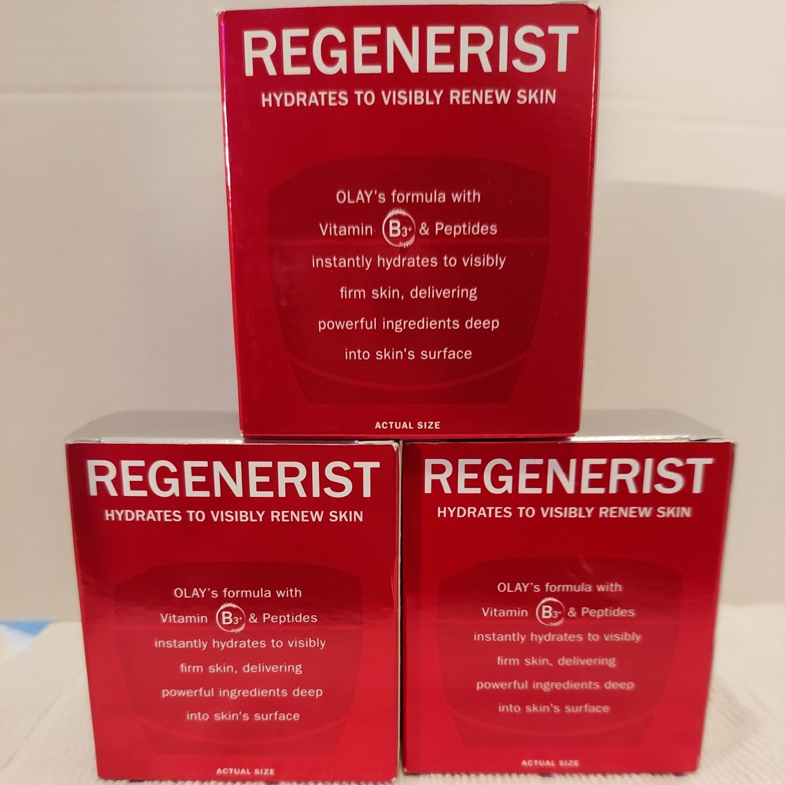 Lot Of 3 Olay Regenerist Micro-Sculpting Cream Hydrating Moisturizer 1.7oz Each