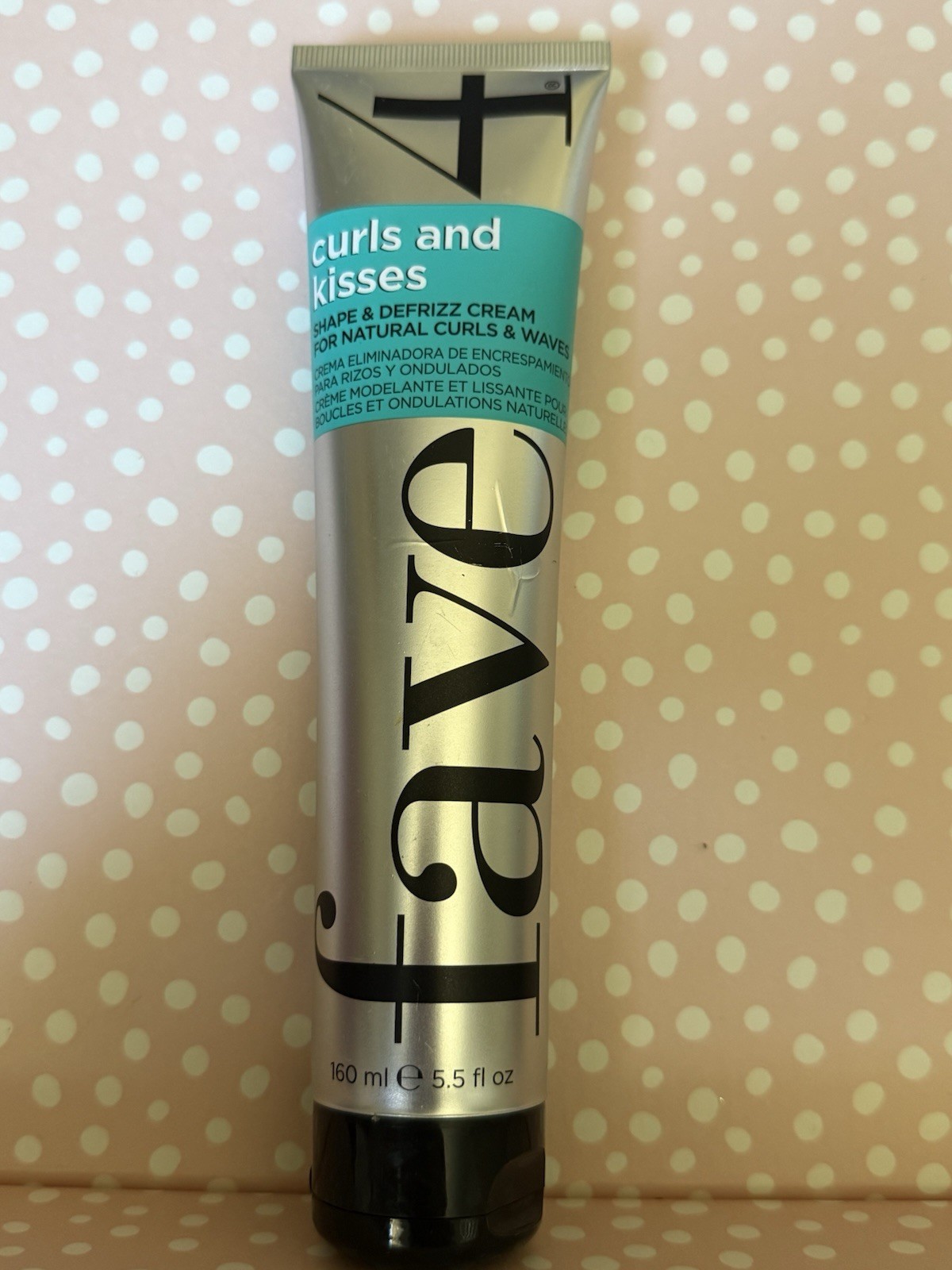 Fave 4 Favorite For Curls & Kisses Curl Cream Anti-Frizz Hydrating 5.5 oz