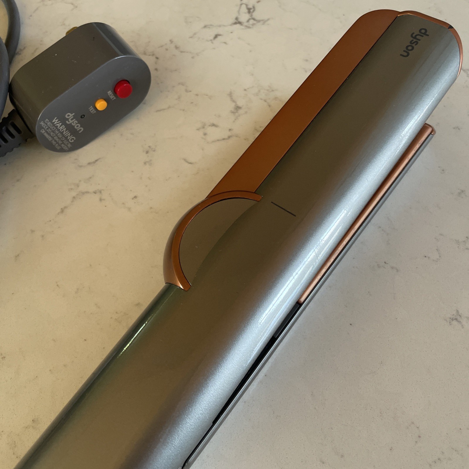 Dyson Airstrait Straightener – Nickel/Copper – Used, Working