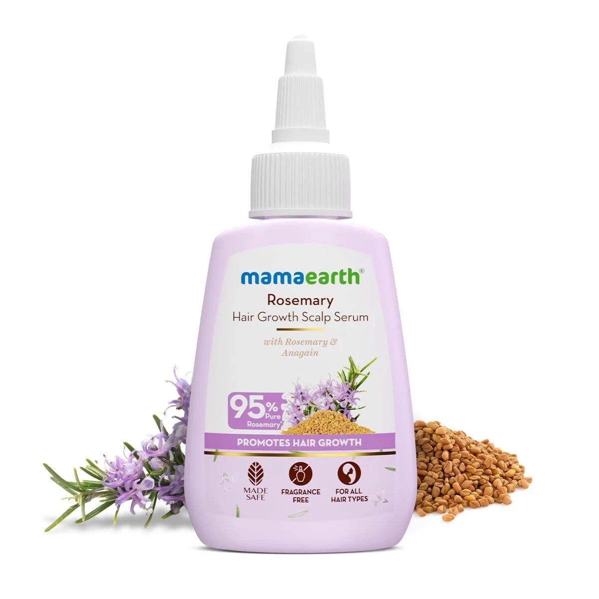 Mamaearth Rosemary Hair Growth Scalp Serum 50 ML Controls Hair fall New growth