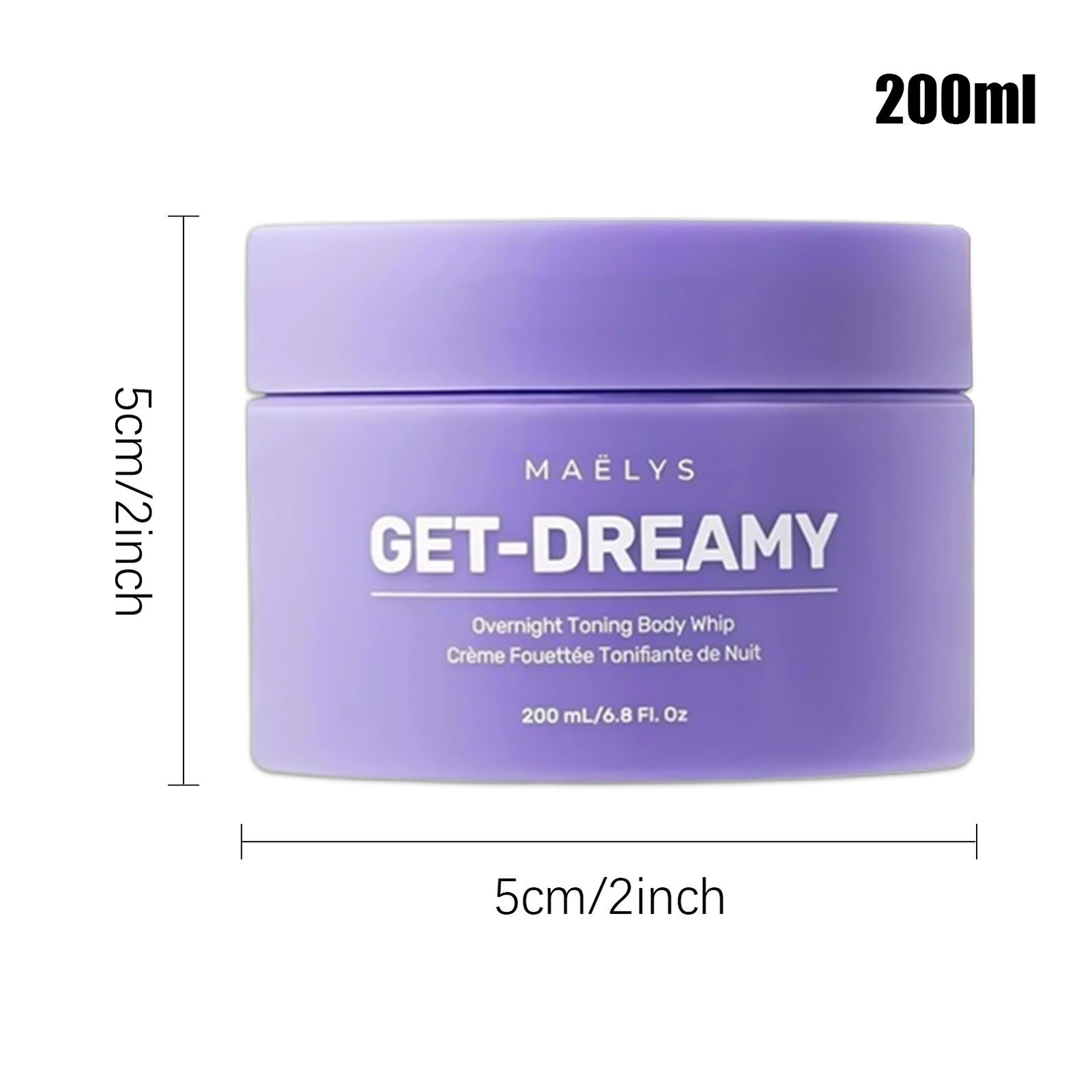 Maelys Get-Dreamy Overnight Toning Body Whip – 6.8 fl oz/200 ml