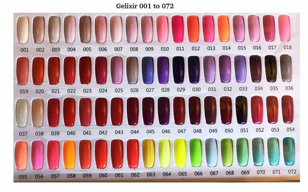 Gelixir Soak Off Gel Polish Matching Duo LED/UV 0.5 oz – Pick Any