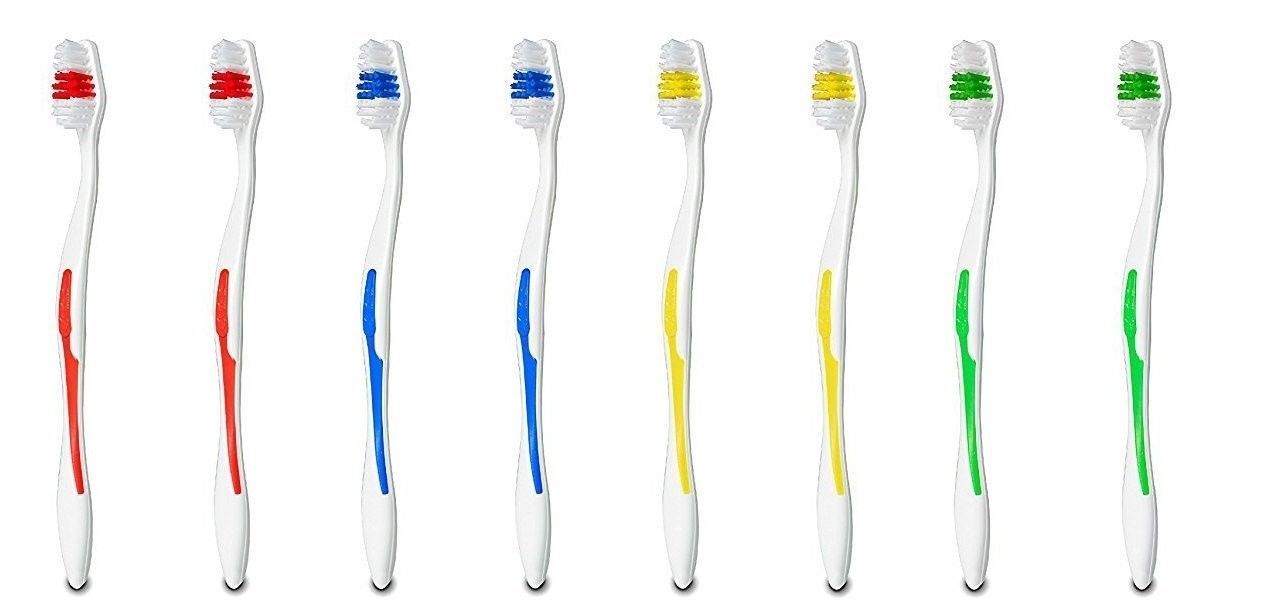 10 Pack Toothbrush Medium Firm Individually Packed Standard Size Lot Bulk