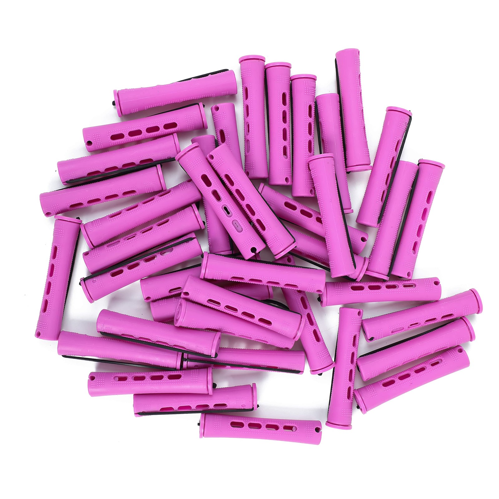 20pcs Women’s Perm Rods Set for Natural Hair: 2 1 Count (Pack of 20), Purple