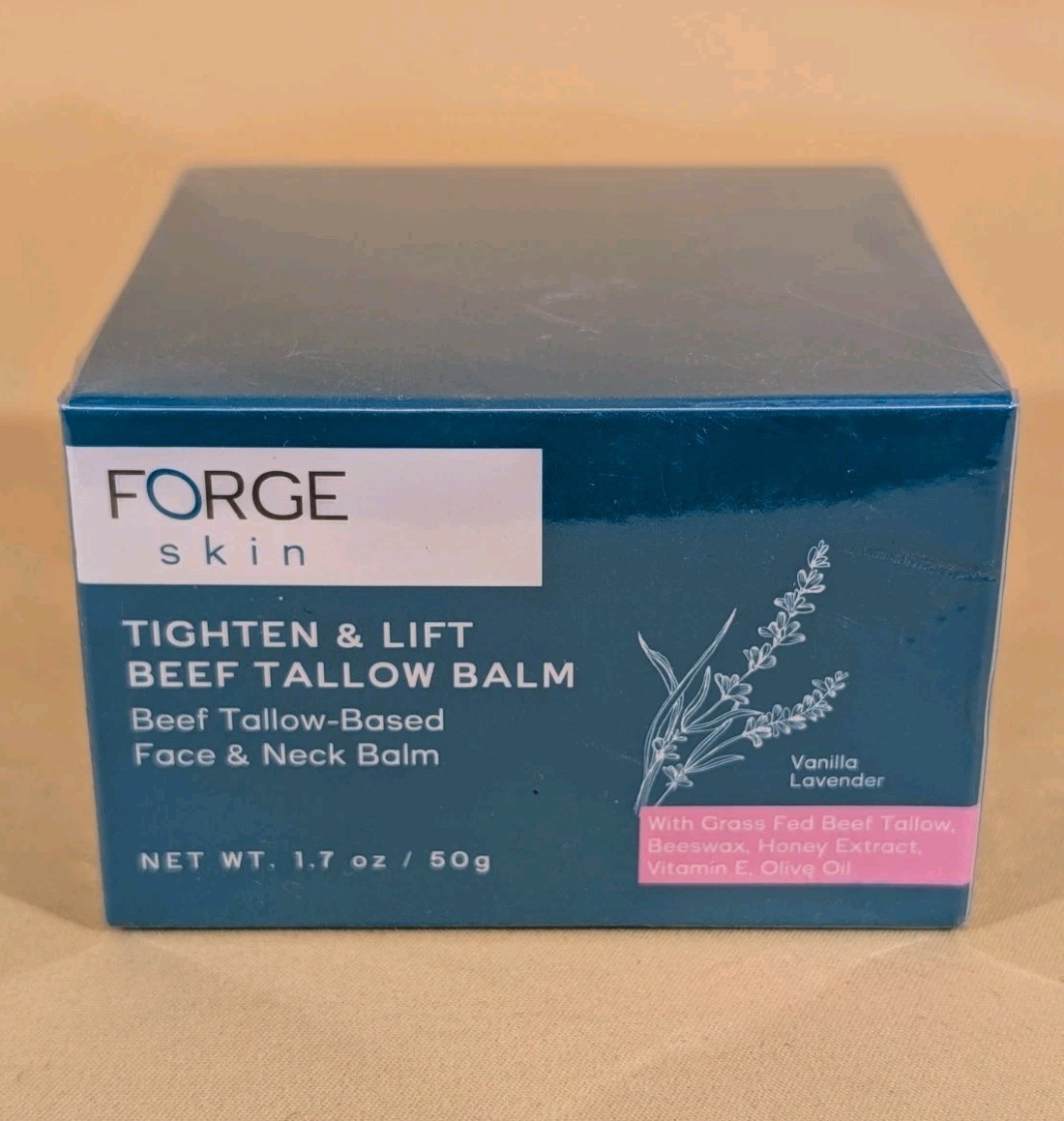 Forge Skin Women Tighten & Lift Beef Tallow Balm Face Neck Balm 1.7 Oz/ 50g