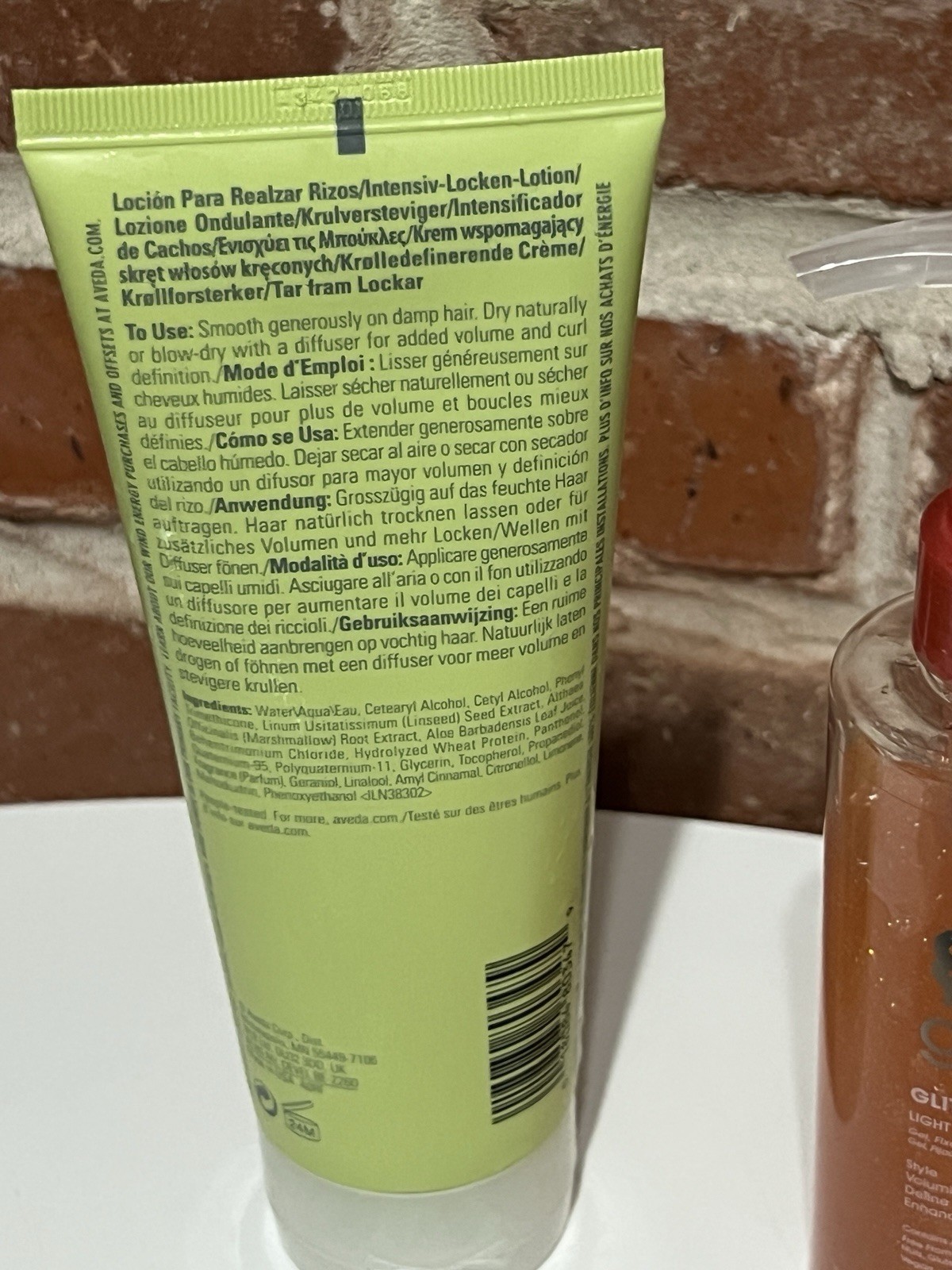 Aveda Be Curly Curl Enhancer – 6.7oz : Glop&Glam Light Hold Volumizing Gel 5.5oz