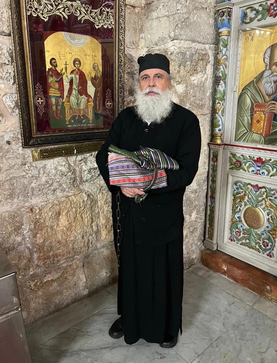3 Meters Blessed Fabrics From Israel Jerusalem in Church Bethlehem