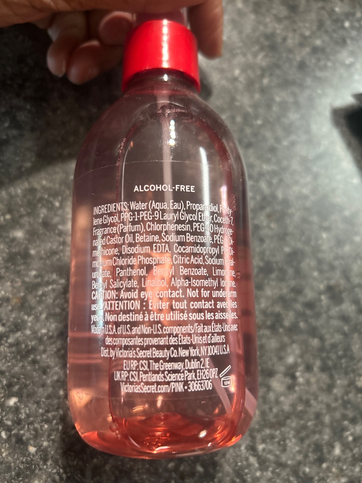 victoria secret strawberry spray, body and hair