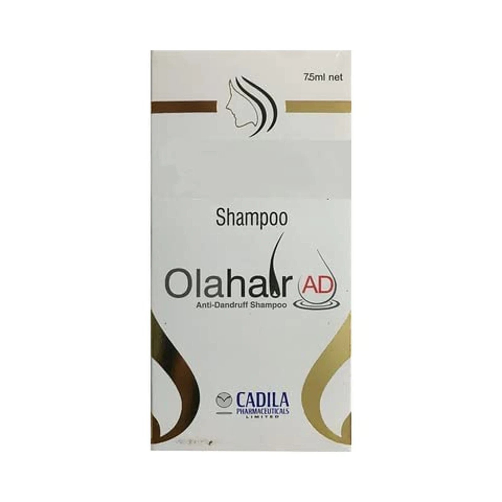 Pack of 2 X Cadila Olahair AD Anti Dandruff Shampoo (75ML)