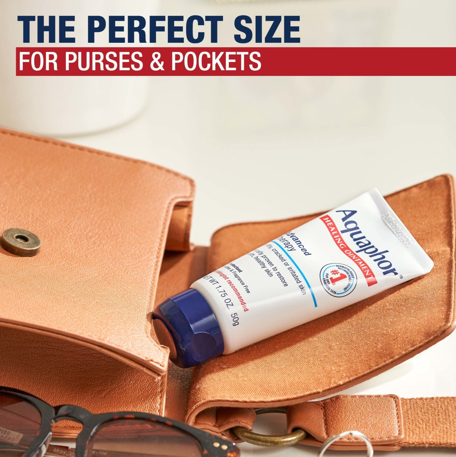 Aquaphor Healing Ointment Skin Protectant Travel Size 1.75oz | Dry Skin Care