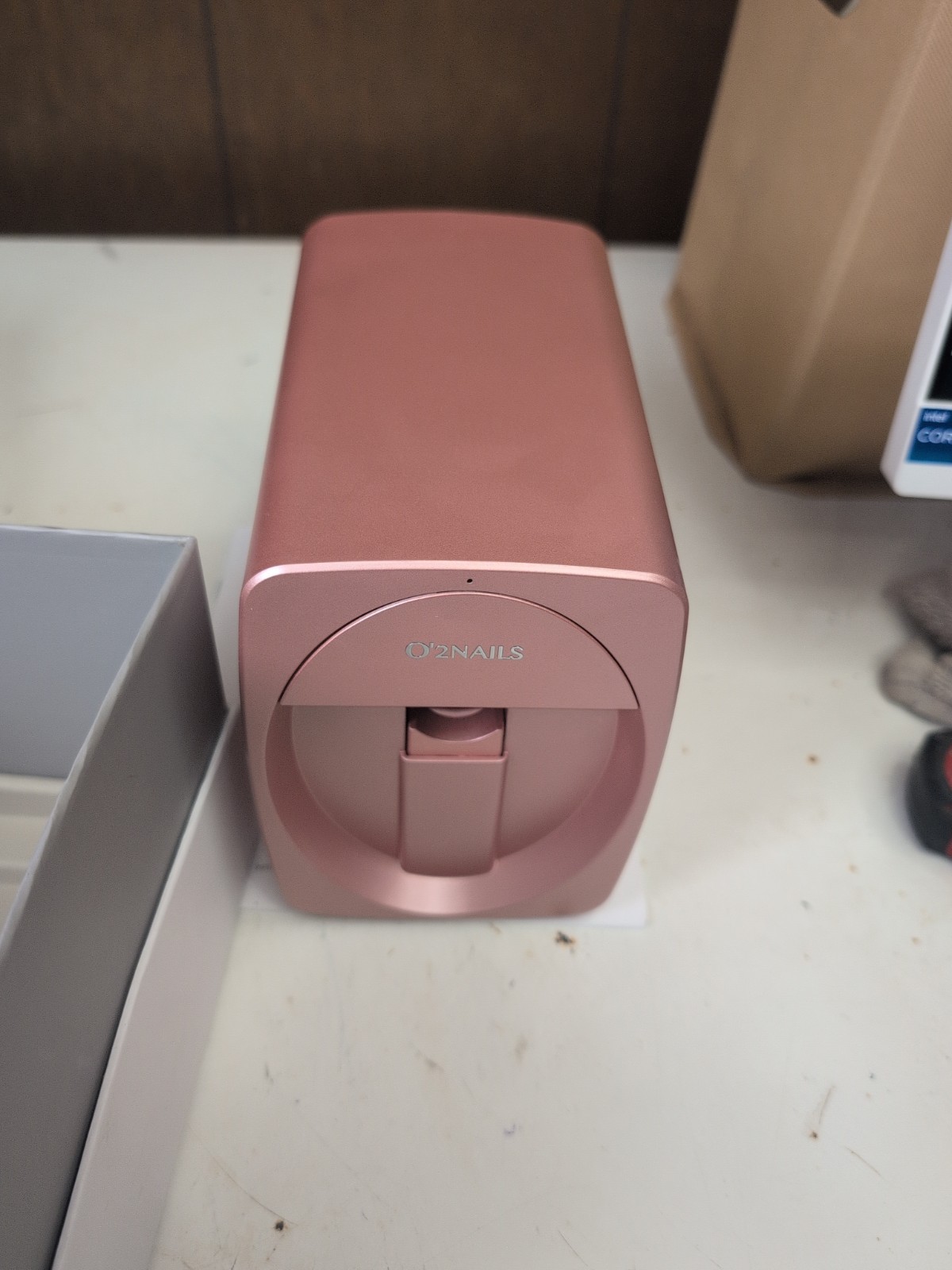 O2Nails Nail Art Printer (Rose Gold) Print any image App New Open Box See Descri