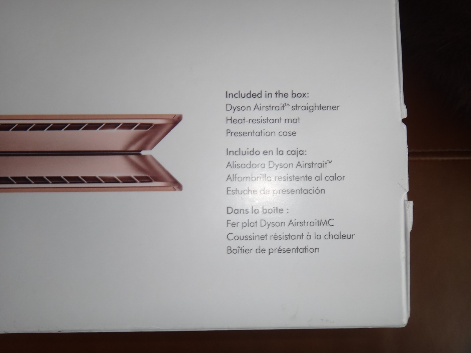 Dyson Airstrait™ dryer and straightener Special Edition Amber Silk