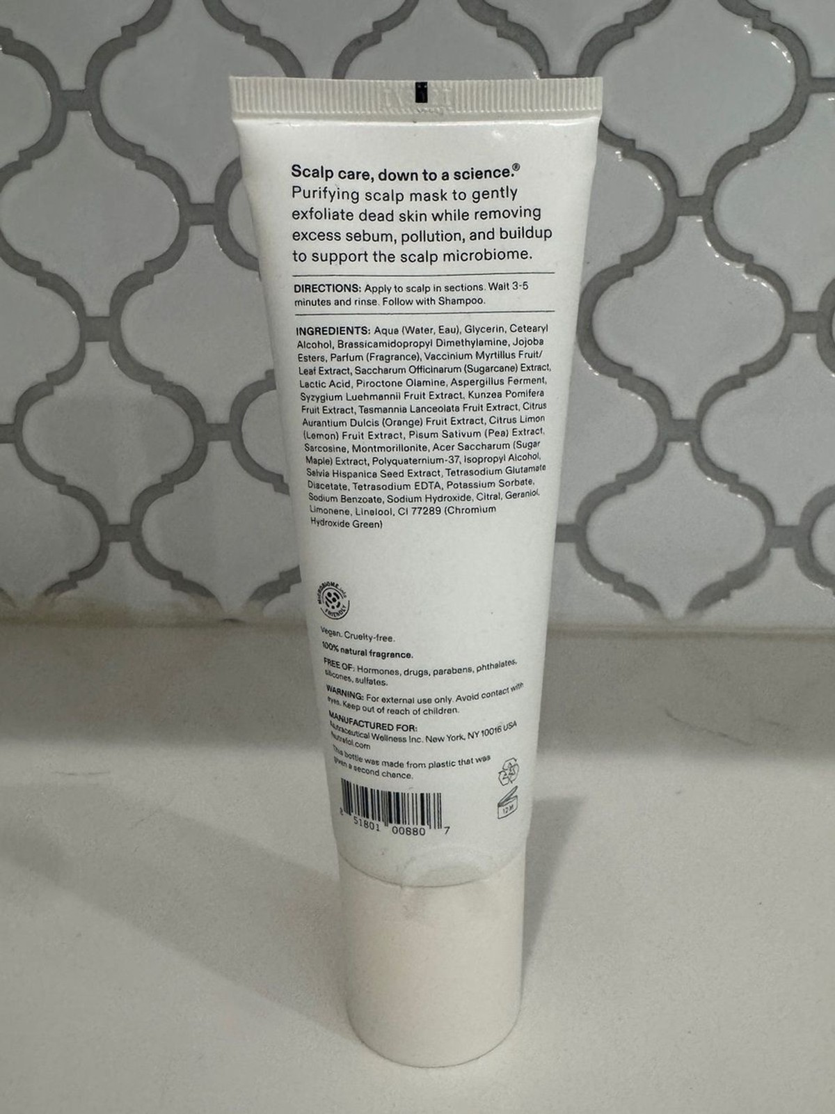 NEW Nutrafol Build-Up Blocker Scalp Microbiome Exfoliating Mask 4oz Sealed
