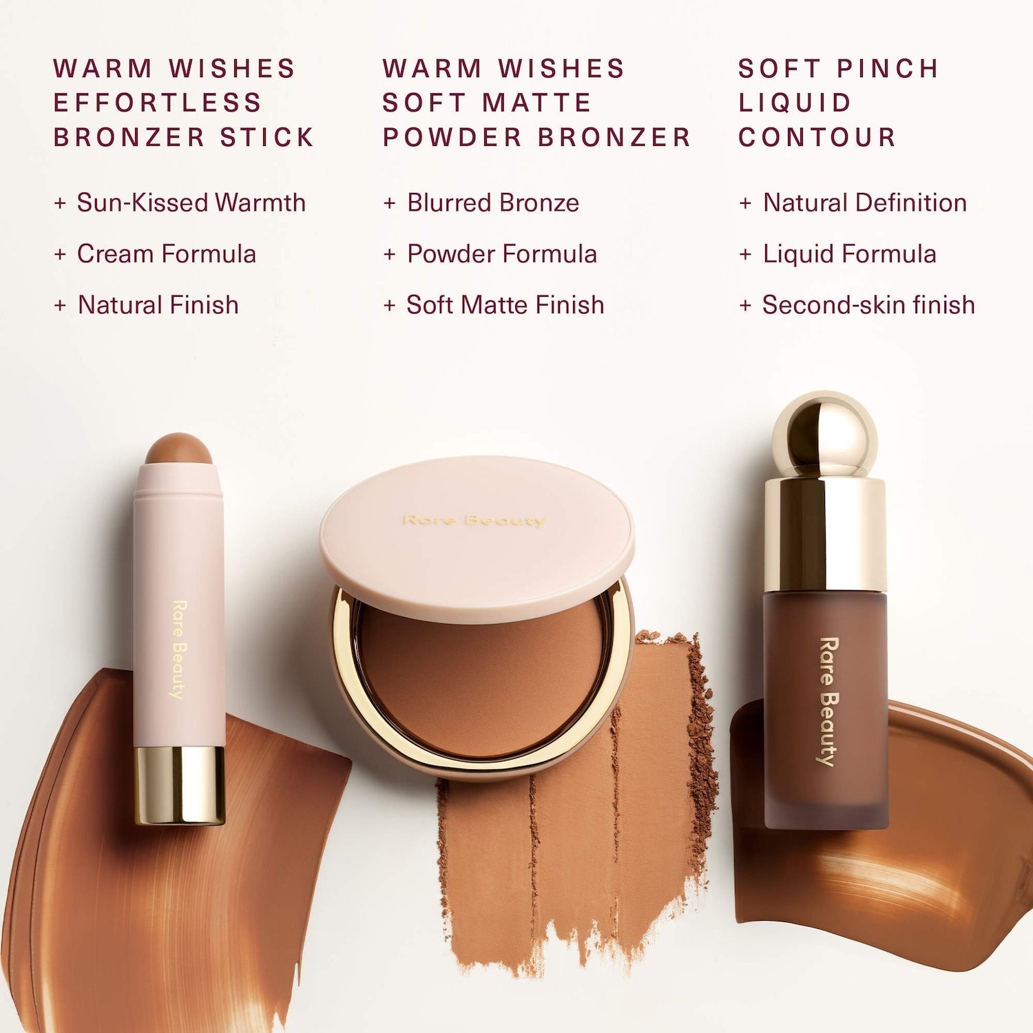 Rare Beauty by Selena Gomez Warm Wishes Soft Matte Powder Bronzer, 7 COLORS