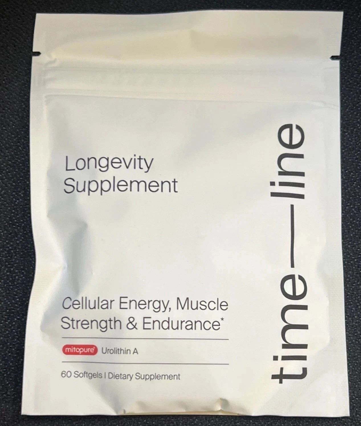 2-Pack Timeline Mitopure Urolithin A 500mg 60 Softgels Longevity Supplement!!!