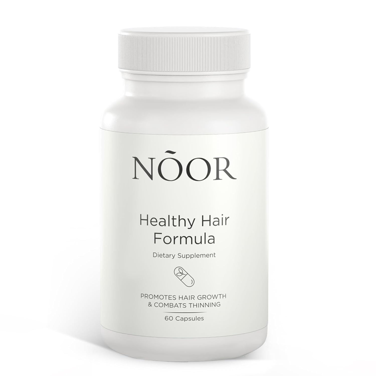NOOR HAIR Healthy Hair Formula, Hair Growth Supplement Supporting Thick Hair NEW