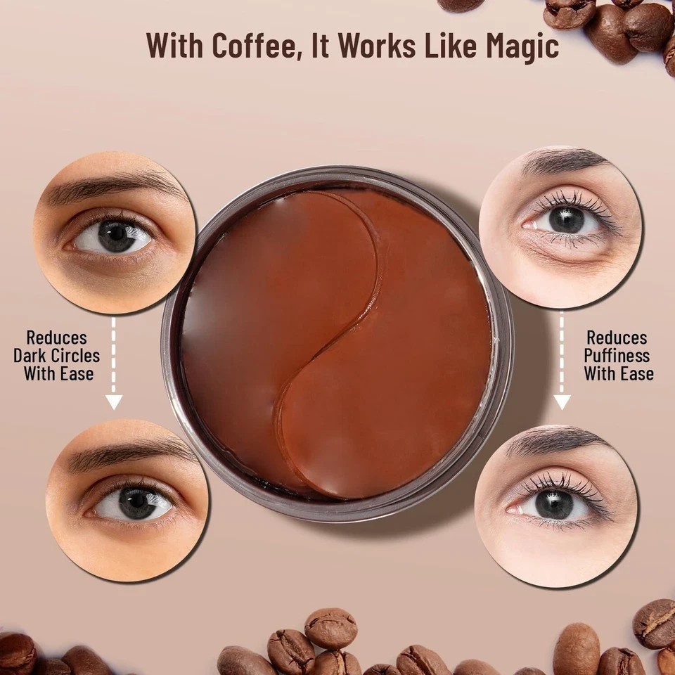 Swiss Beauty Hydra Anti Wrinkle Eye Serum Patch | 03 Coffee , 60 Pcs