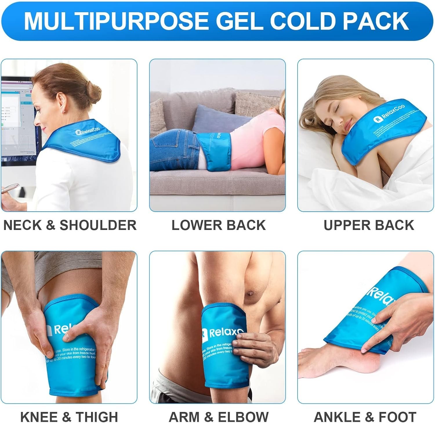 Professional-Grade Neck Ice Pack Wrap – Pain Relief for Injuries & Surgery