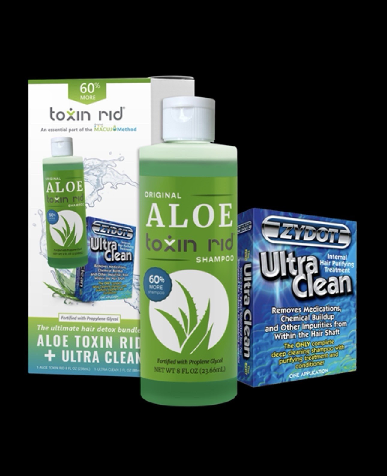 Toxin Rid & Zydot Aloe Toxin Rid Shampoo Ultra Clean Deep Cleansing 8 fl oz