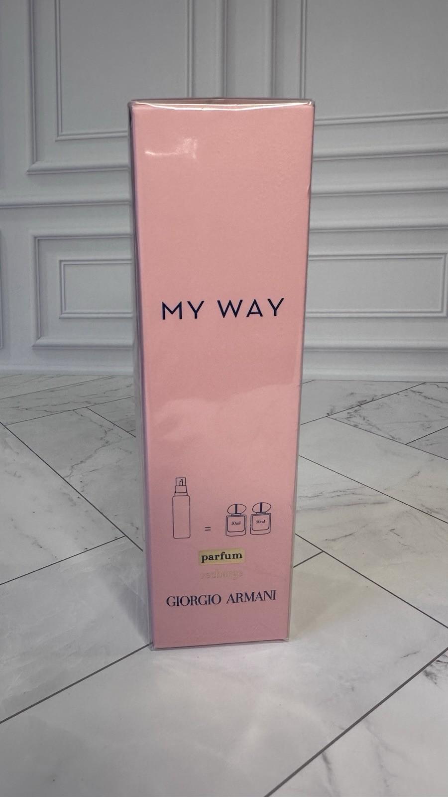 Giorgio Armani My Way PARFUM Recharge/Refill 100 mL 3.4 oz Sealed