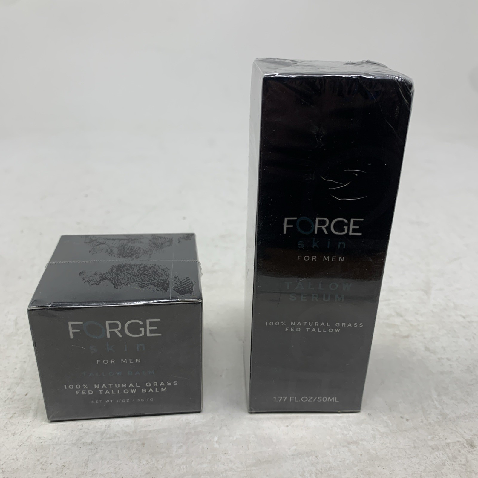 Forge Skin For Men Beef Tallow Based Face Balm & Serum Set New Sealed!