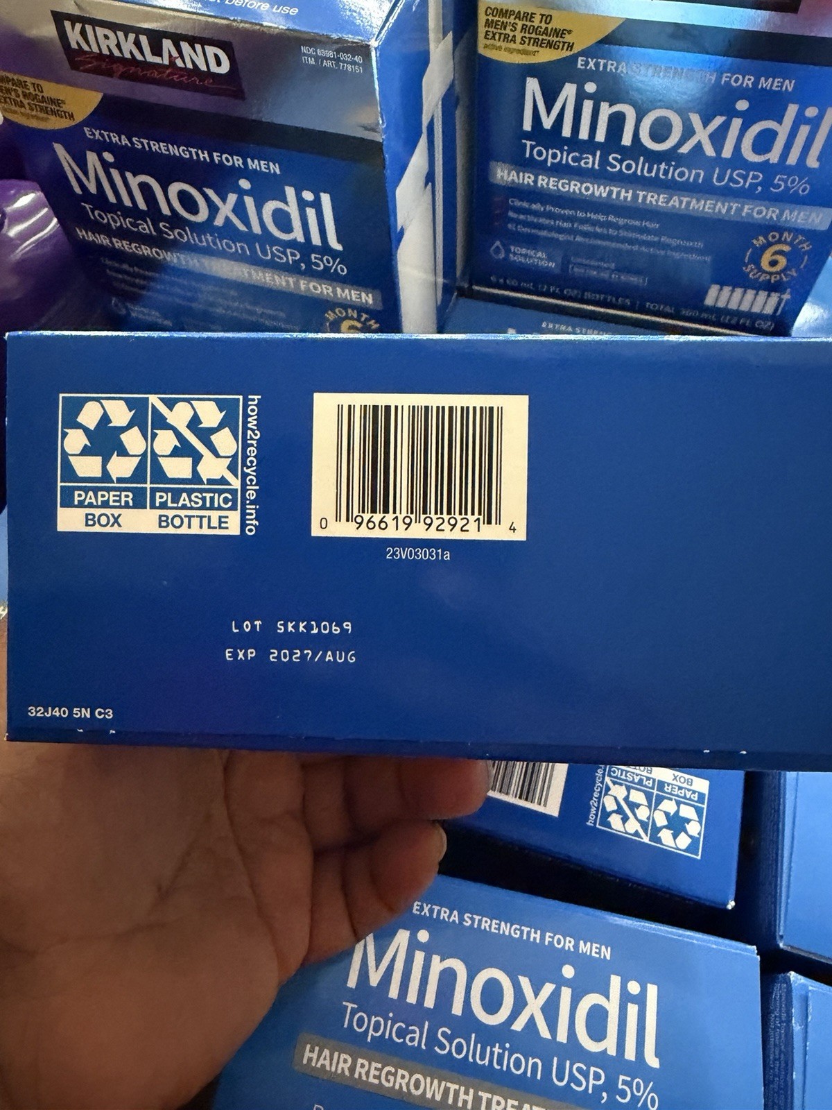 Kirkland Signature Minoxidil 5% Extra Strength Hair Regrowth Treatment 360 mL