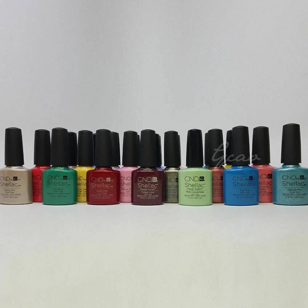 CND SHELLAC UV GEL COLOR Nail Polish Collection 2 Coat Pick Any Color