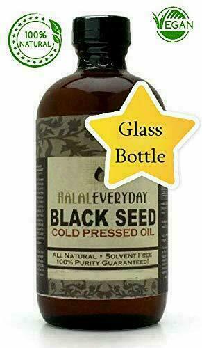 Black Seed Oil – 100% Pure Organic COLD PRESSED Cumin Nigella Sativa Unrefined