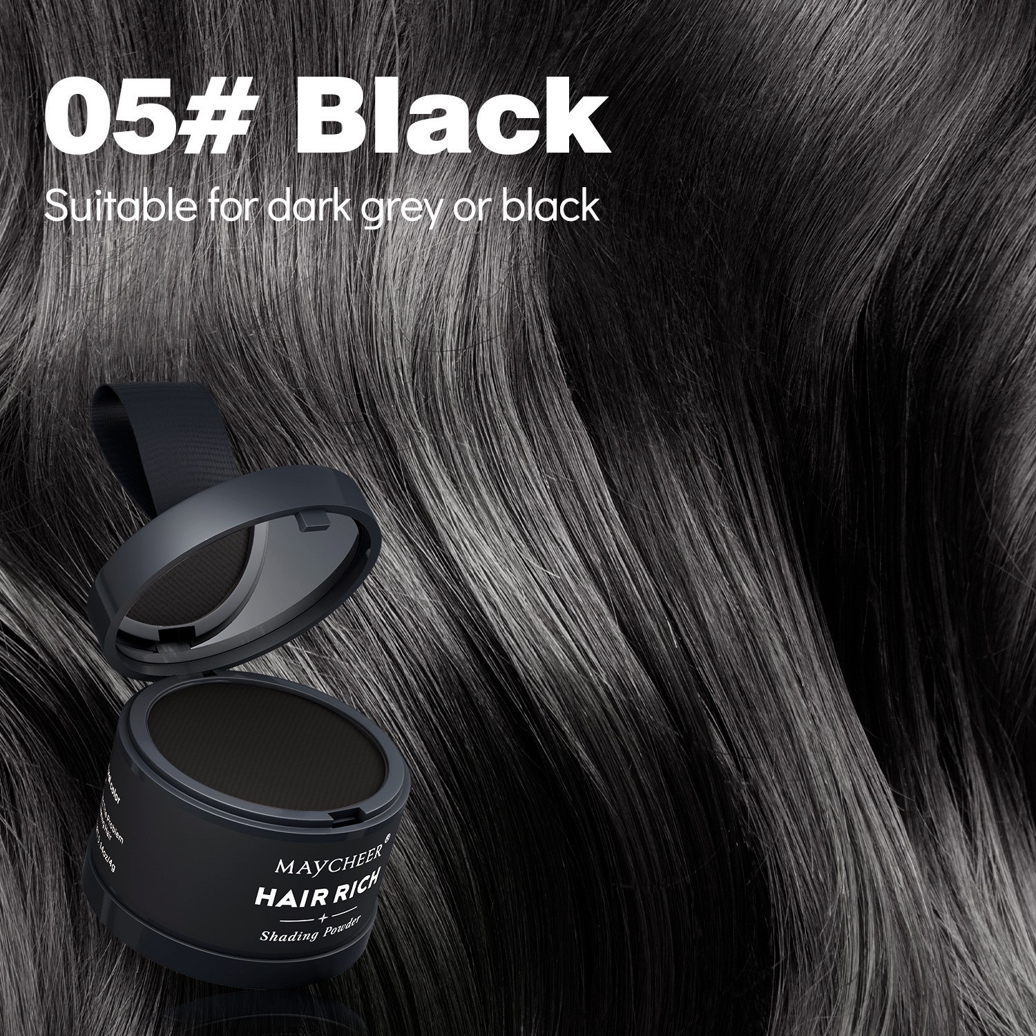 MAYCHEER Hairline Powder: Ultimate Shadow Filler Tool