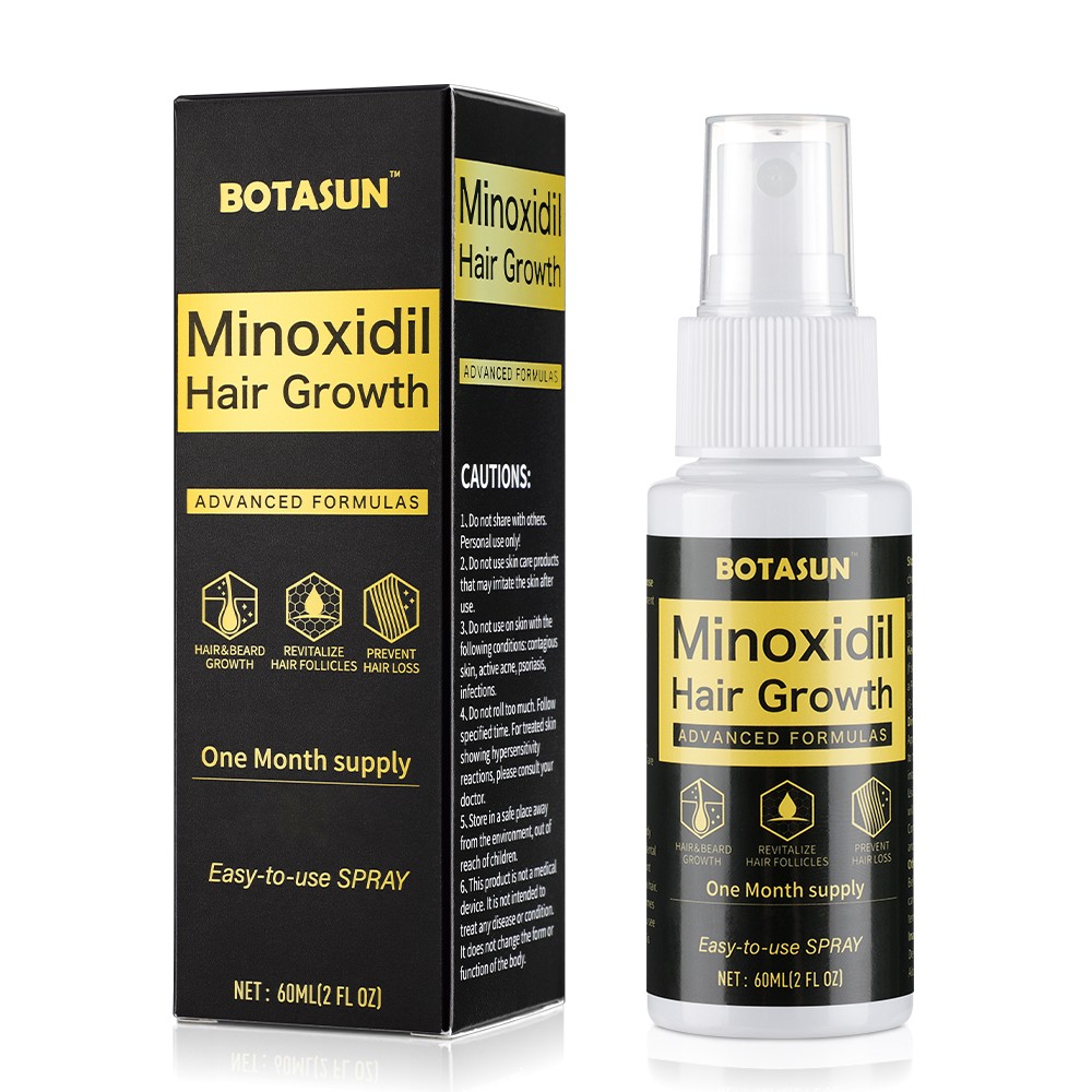 3 Pack 5% Minoxidil Hair Growth Serum Spray for Men Hair Regrowth 3 Month Supply