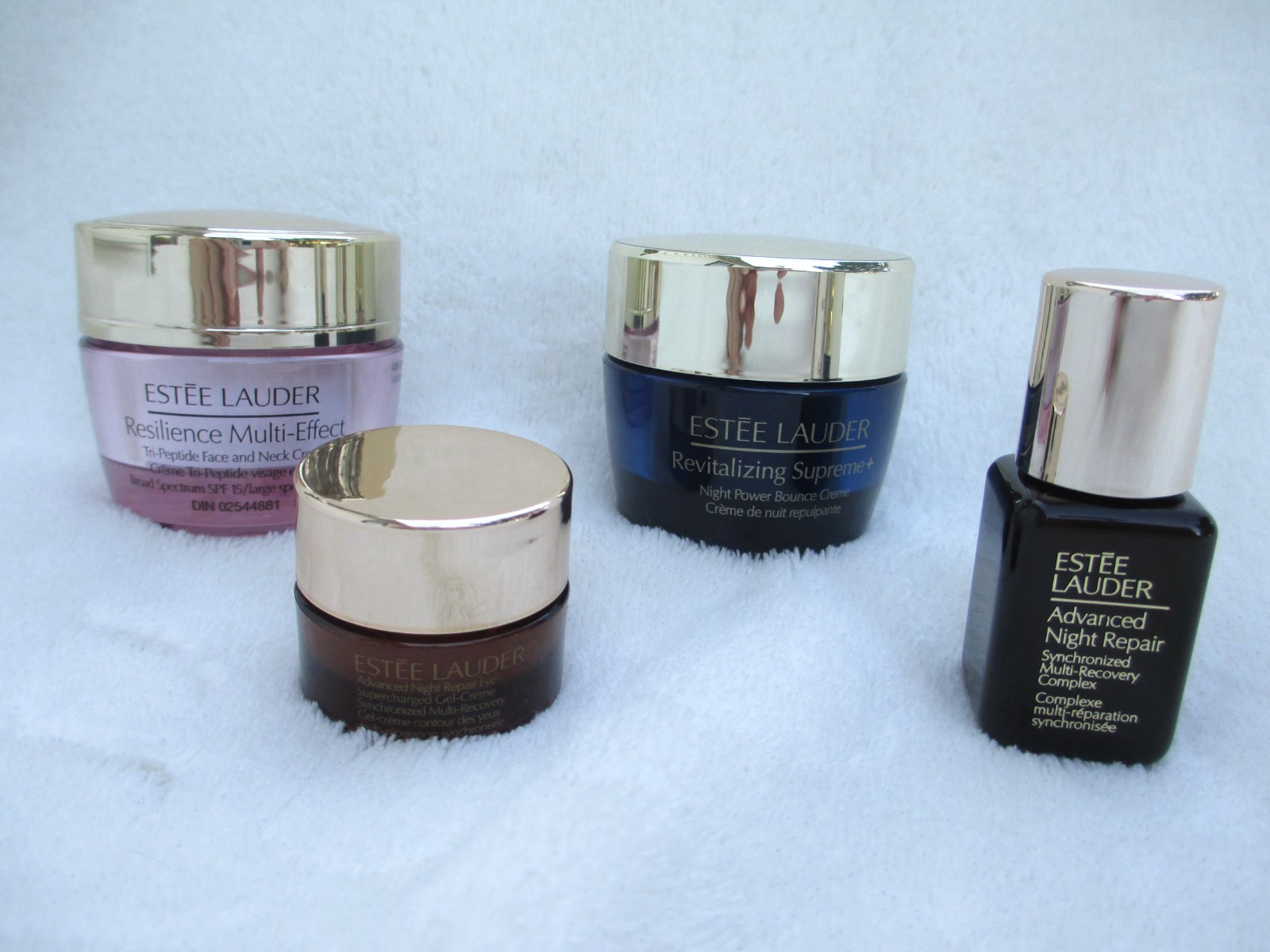 ESTEE LAUDER 4 pc Travel Set FACE & EYE NIGHT REPAIR * TRI-PEPTIDE NECK & FACE