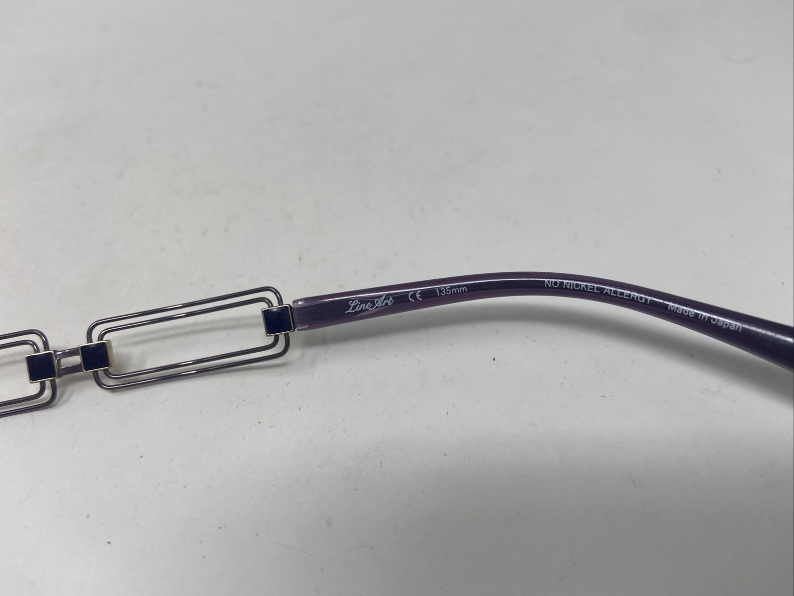 LINE ART CHARMANT XL 2033 VO 53/15/135 PURPLE BROWN EYEGLASSES FRAME :R68