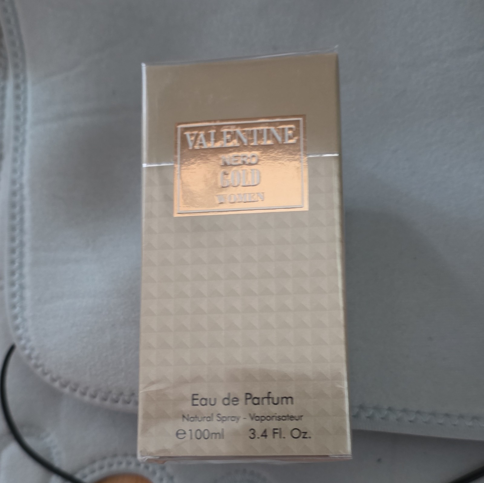 Valentine Nero Gold Women Eau de Parfum Spray Fragrance, 3.4 fl oz, Regular Size