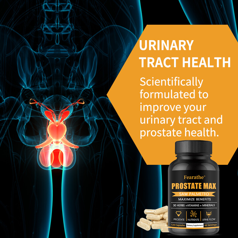 Prostate Support – Saw Palmetto – Reduce Frequent Urination, Stamina supplement