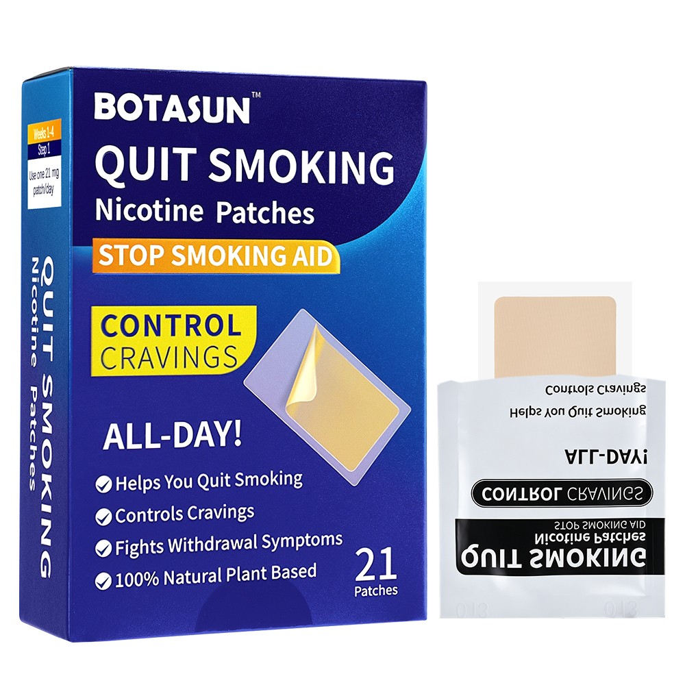 Nicotine Patches 21mg 42 Count, 24H Transdermal Stop Smoking Craving Relief Aid