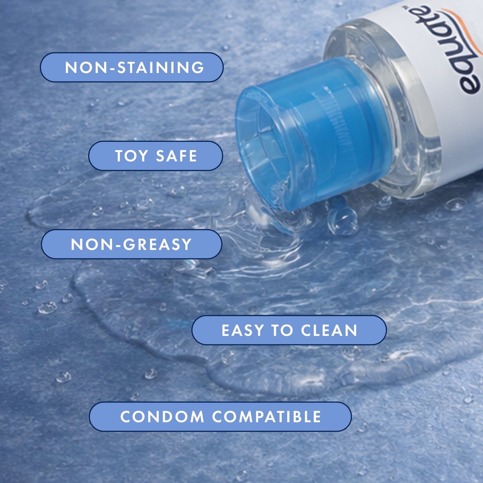 Equate Liquid Personal Lubricant Jelly Fragrance Free 4 OZ
