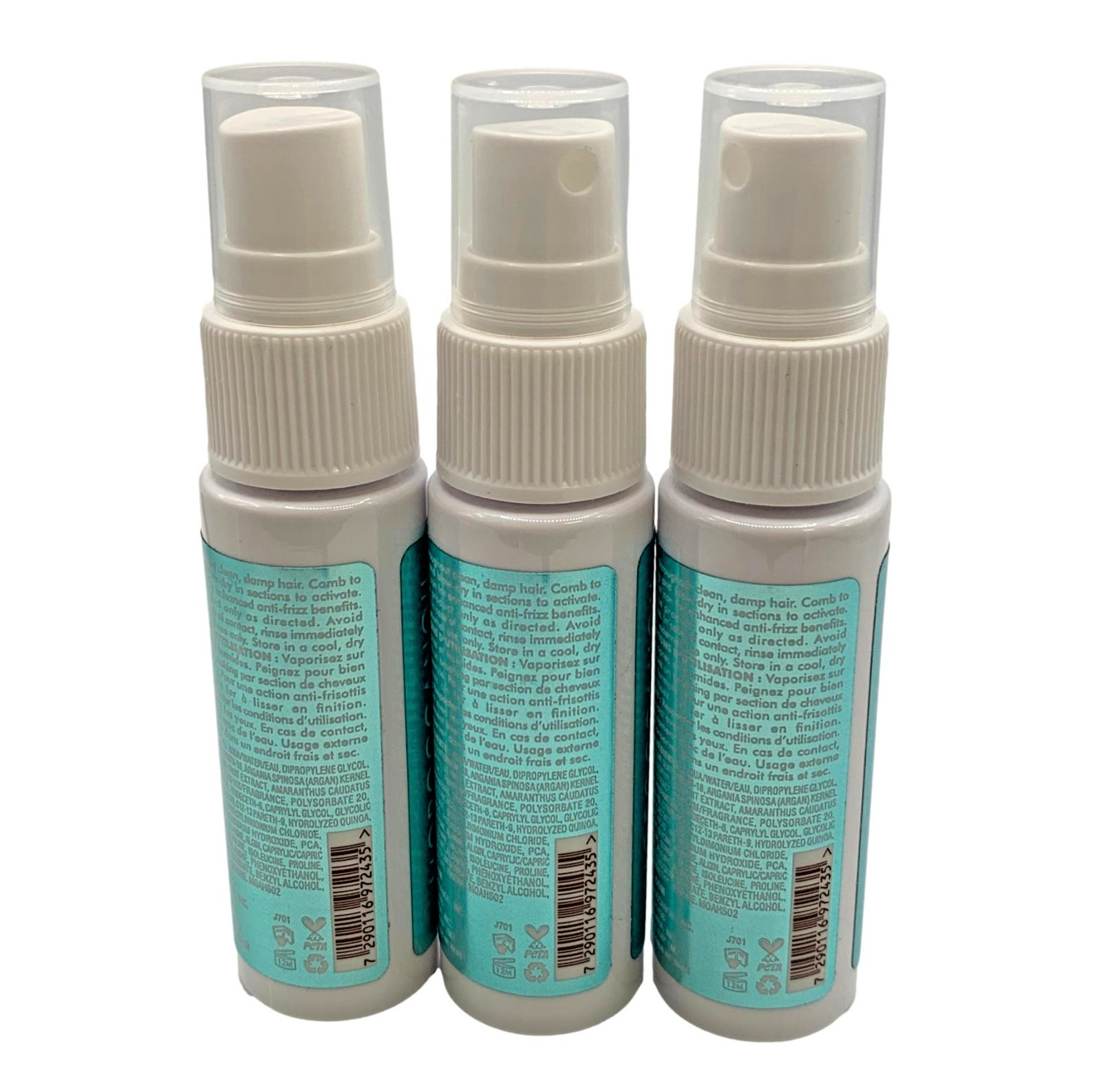 3X Moroccanoil Frizz Shield Spray 0.67oz/20 ml Each Travel Size