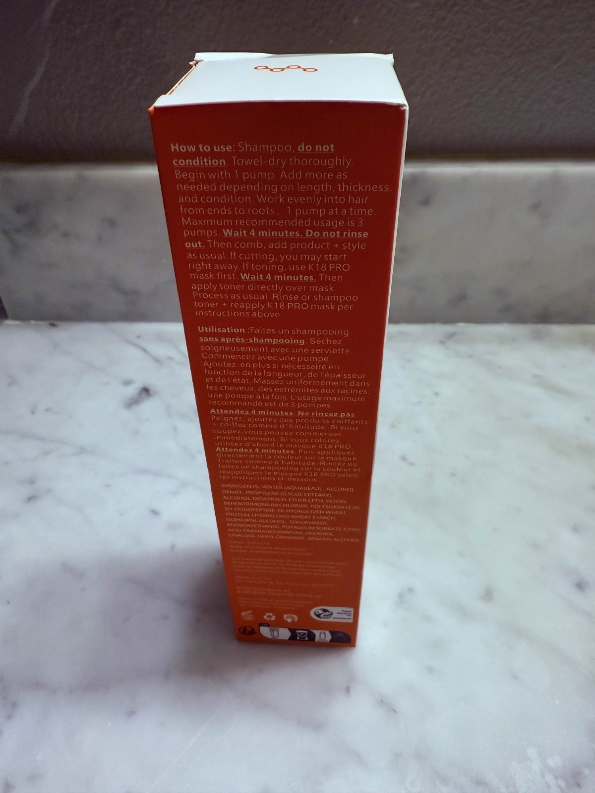 K18 Biomimetic Hairscience Leave-in Molecular Repair Hair Mask- 150ml/5oz Sealed