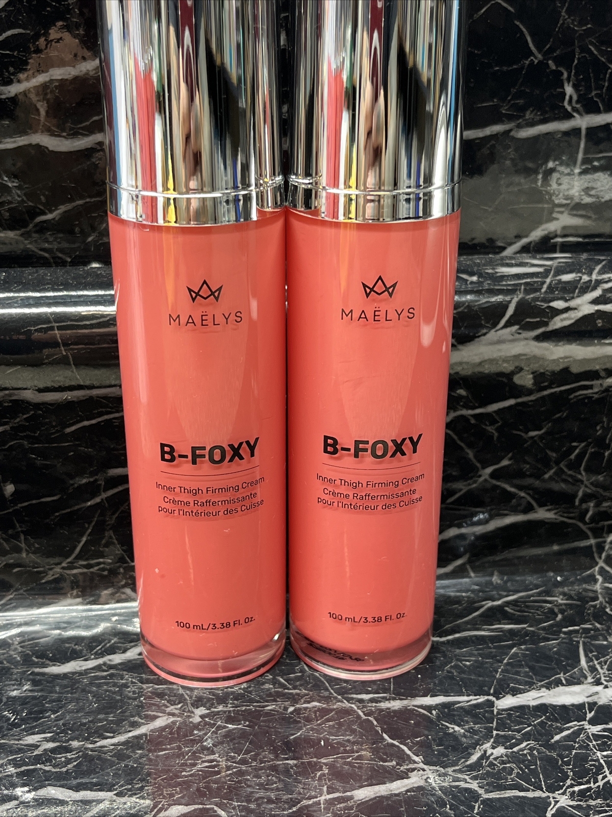 2x Maelys B-Foxy Inner Thigh firming cream 3.38oz NEW (No BOX) !!