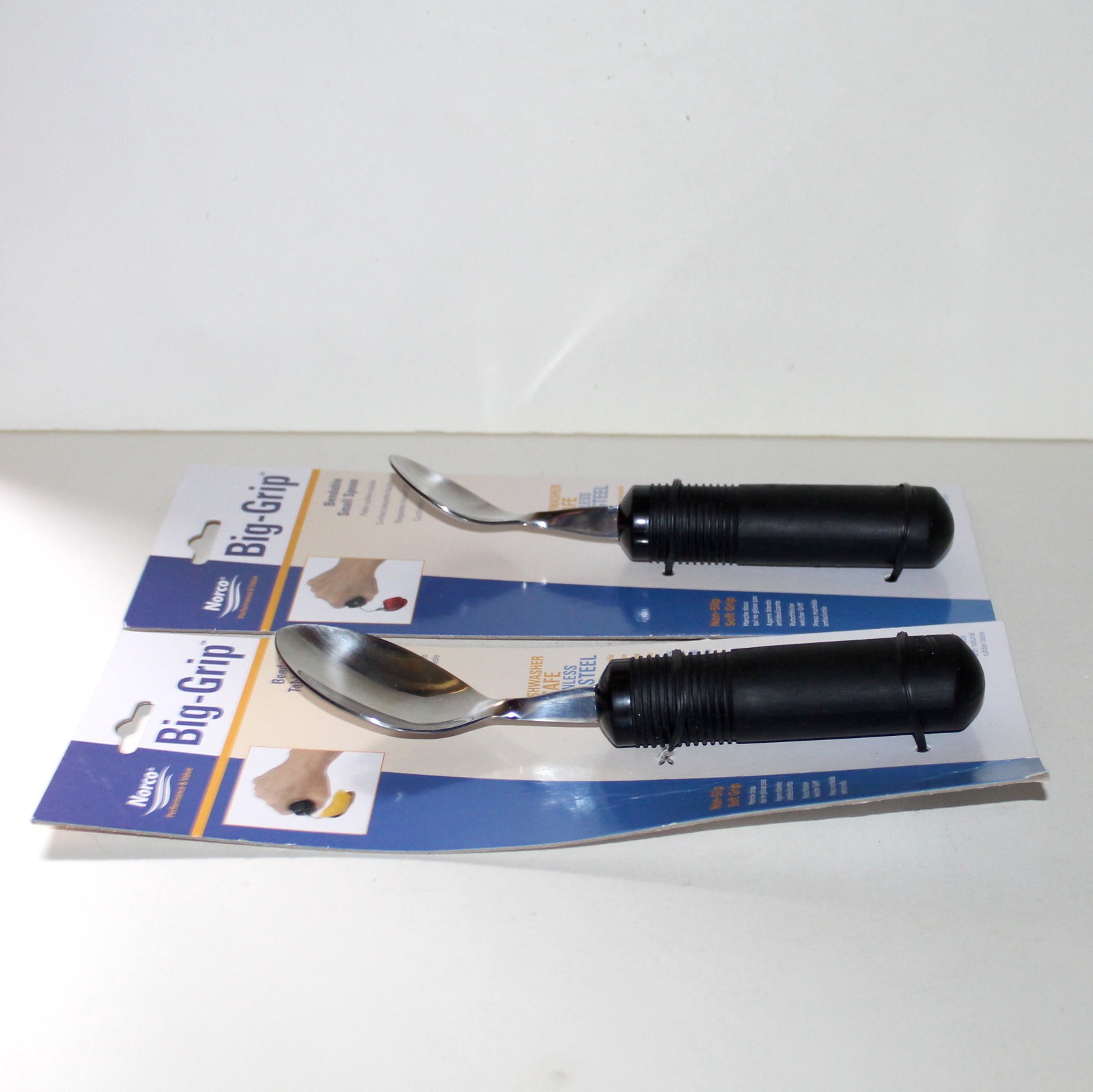 Big Grip Bendable Spoon lot 2 Norco Tablespoon + Small Parkinson’s Arthritis