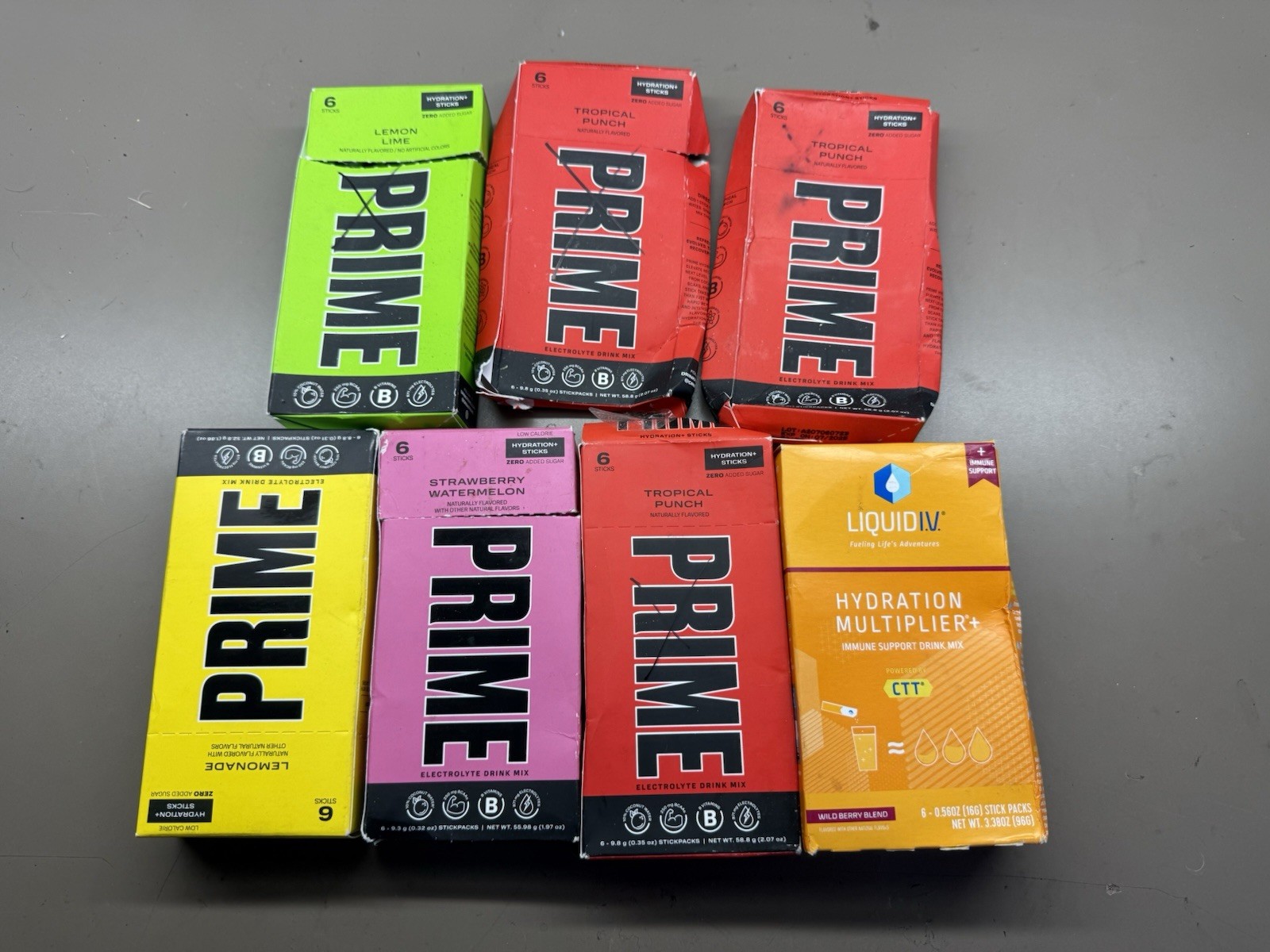 New Lot Of 6 Prime Hydration 6 Sticks Each Electrolyte Powder 4 Flavors 01/2025