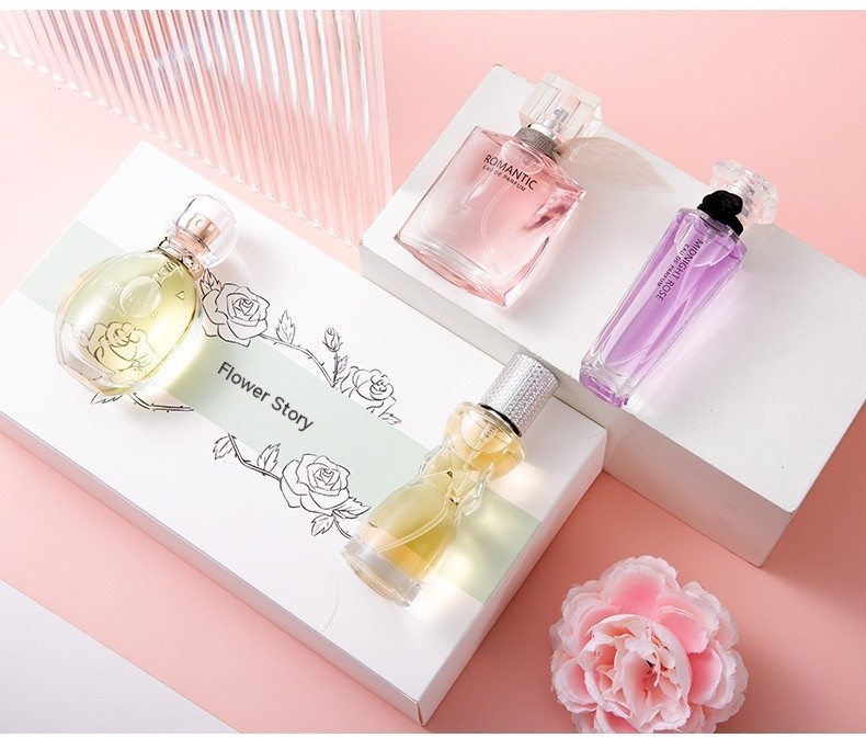 Women Perfume Gift Set 4PCS Long Lasting Luxury Fragrance Eau De Parfum Collect