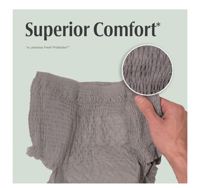 Depend Fresh Protection Men Incontinence Underwear XL 68 Ct Adult Diapers