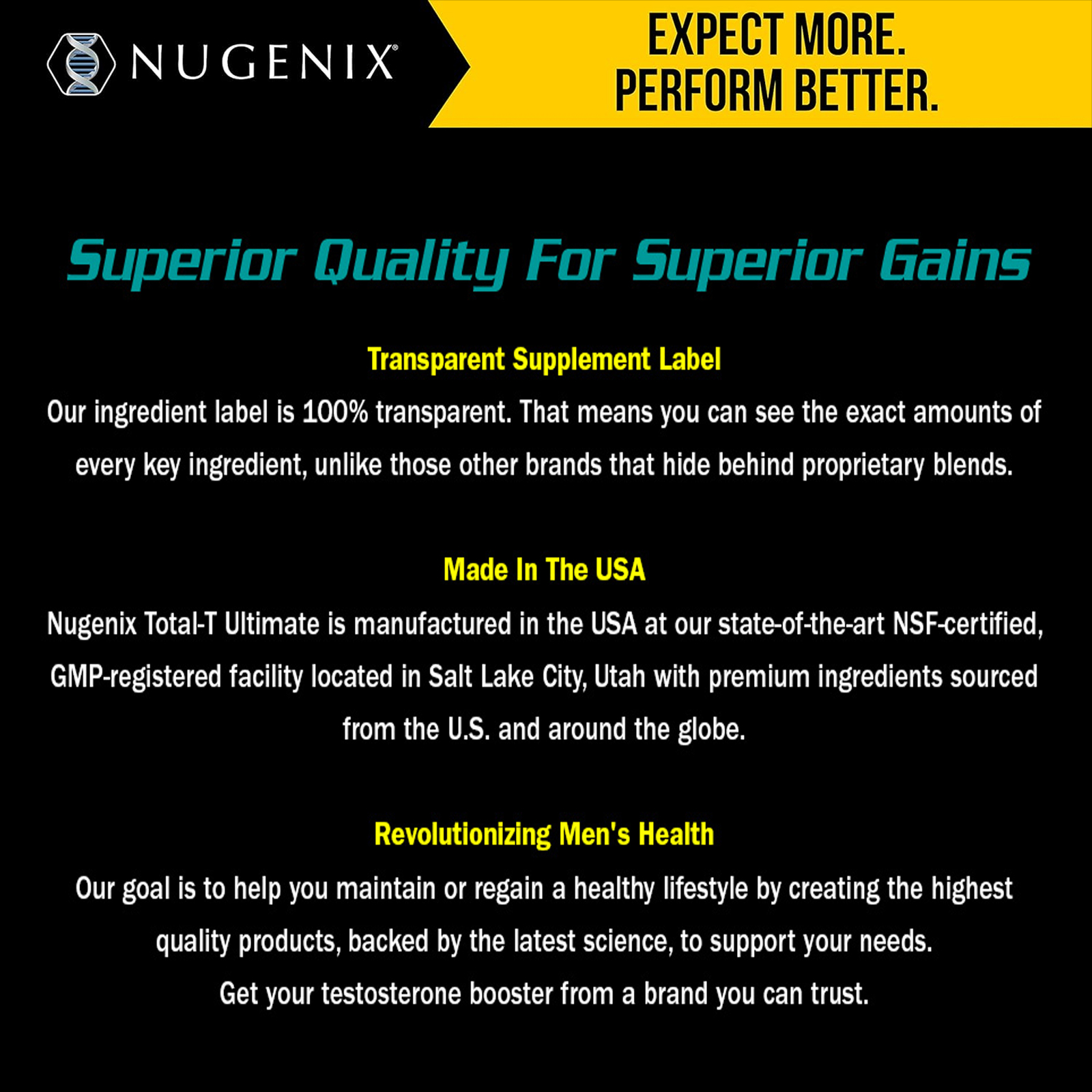 Nugenix Total-T Ultimate – Testosterone Booster, Muscle, Stamina, Performance