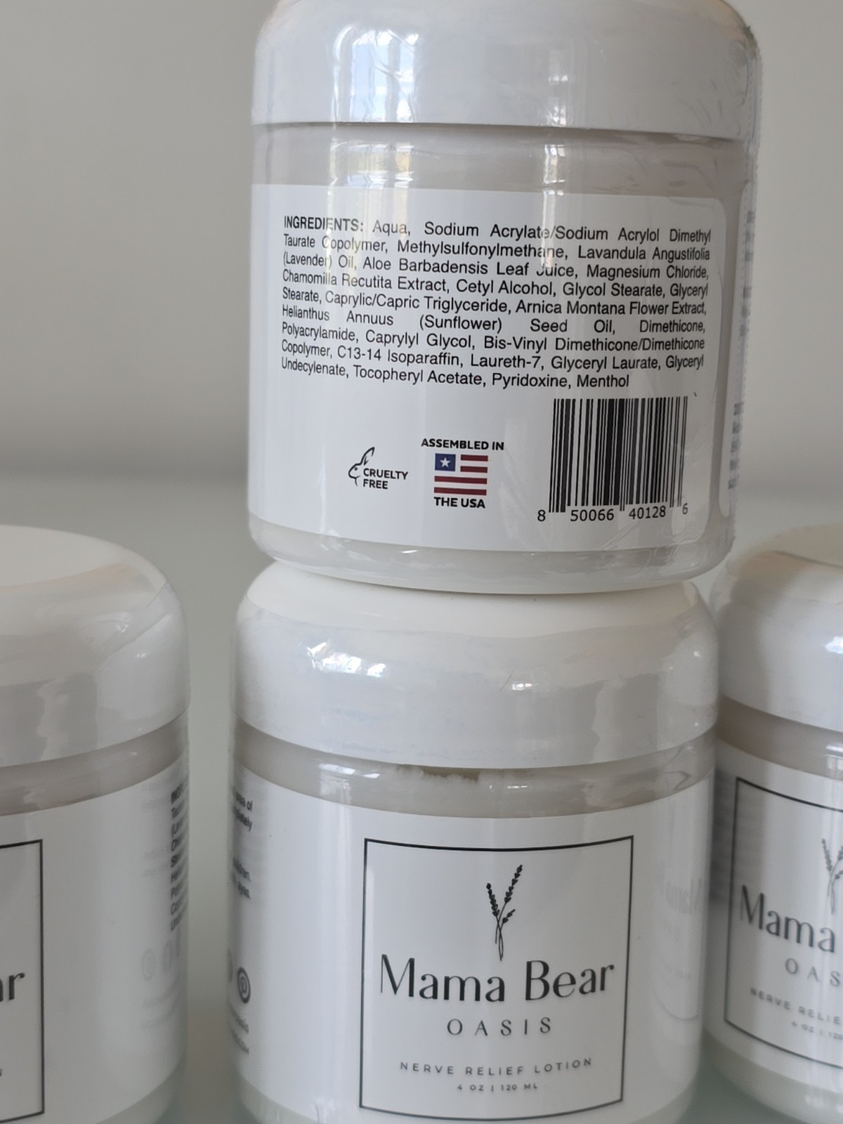 Mama Bear Oasis Lotion – Neuropathy Nerve Therapy & Relief Cream – Maximum Stren