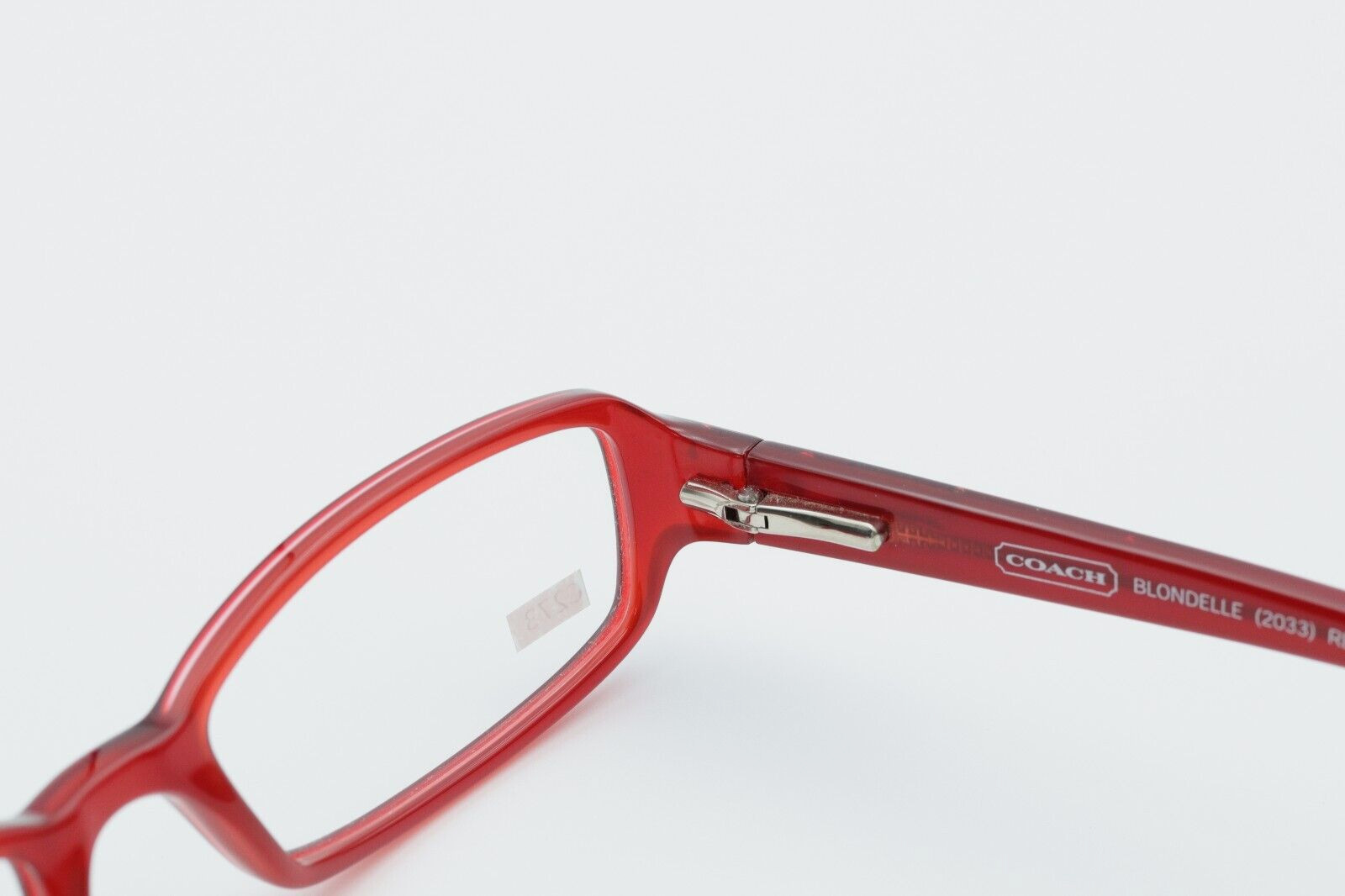COACH BLONDELLE 2033 Red 47-16-130 Frames Flex Hinges w/Case SMALL C273