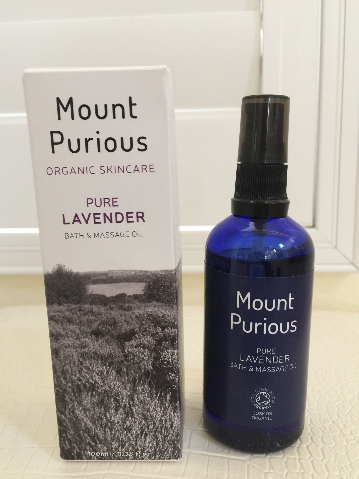 Organic Skincare Lavender Oil Bath & Massage Mount Purious United Kingdom NIB